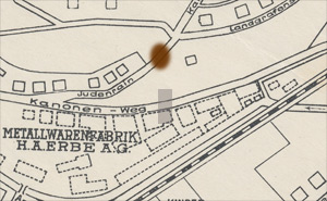 Kartenausschnitt Schmalkalden 1927